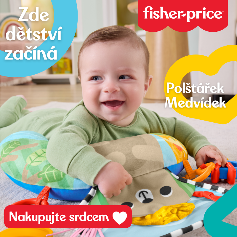 Polštářek Medvídek Fisher-Price