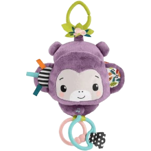 Závěsná fialová opička Fisher-Price