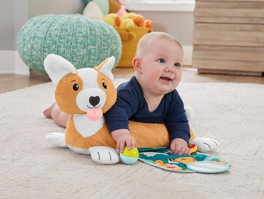 Polštářek pod bříško - pejsek Fisher-Price